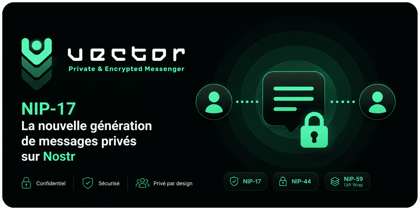 Cover image for 🔐 Vector et les messages privés sur Nostr : pourquoi le NIP-17 remplace le NIP-04